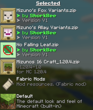 Mizuno's Fox Variants - Minecraft Resource Packs - CurseForge