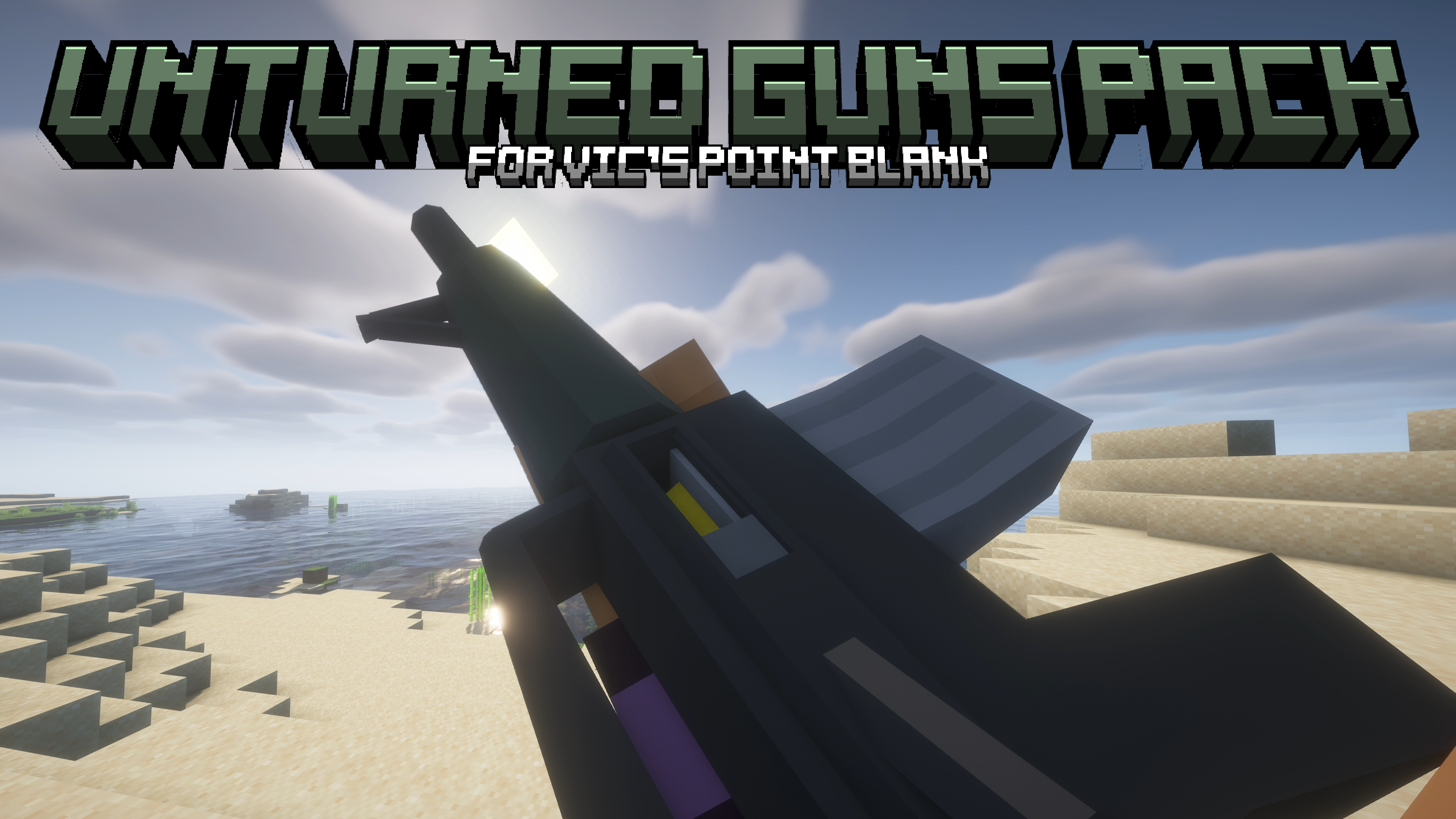 Thumbnail The splash art for the guns pack, featuring the draw animation for the Maplestrike.