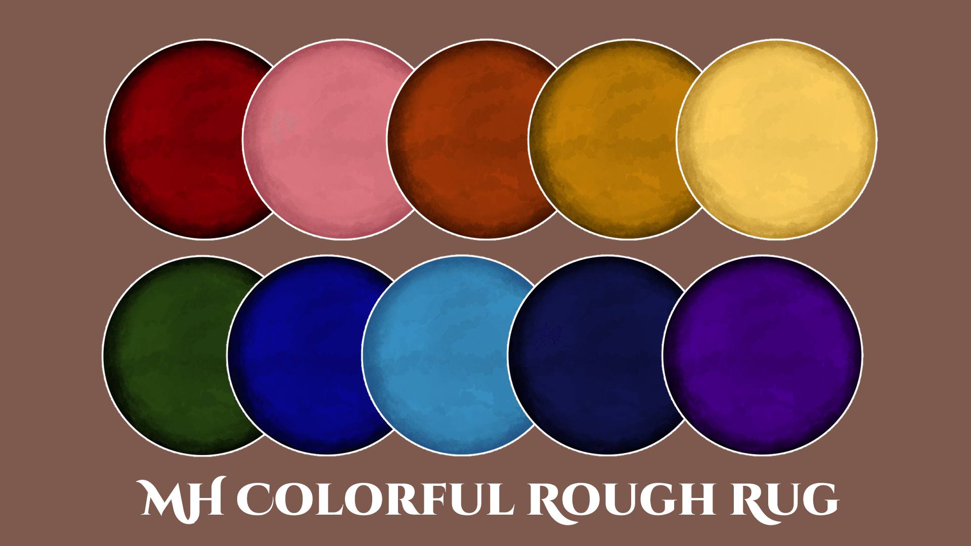 MH Colorful Rough Rug 01