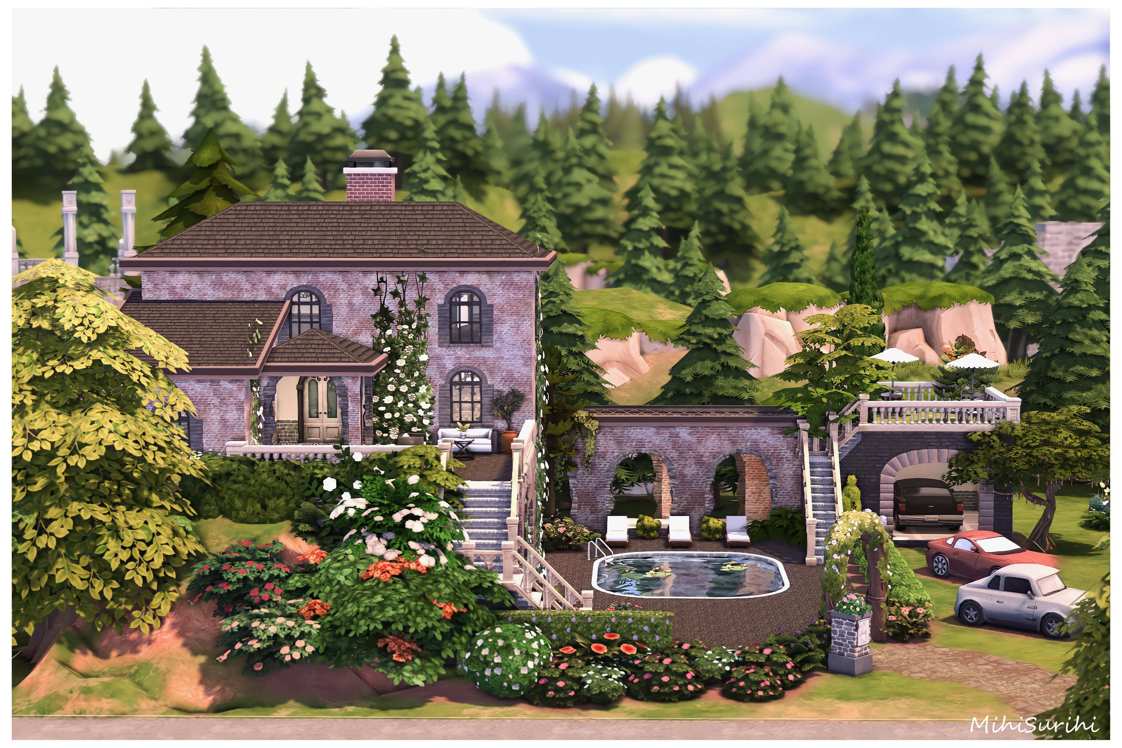 The Final Draught House NO CC - The Sims 4 Rooms / Lots - CurseForge, image size:3818x2546
