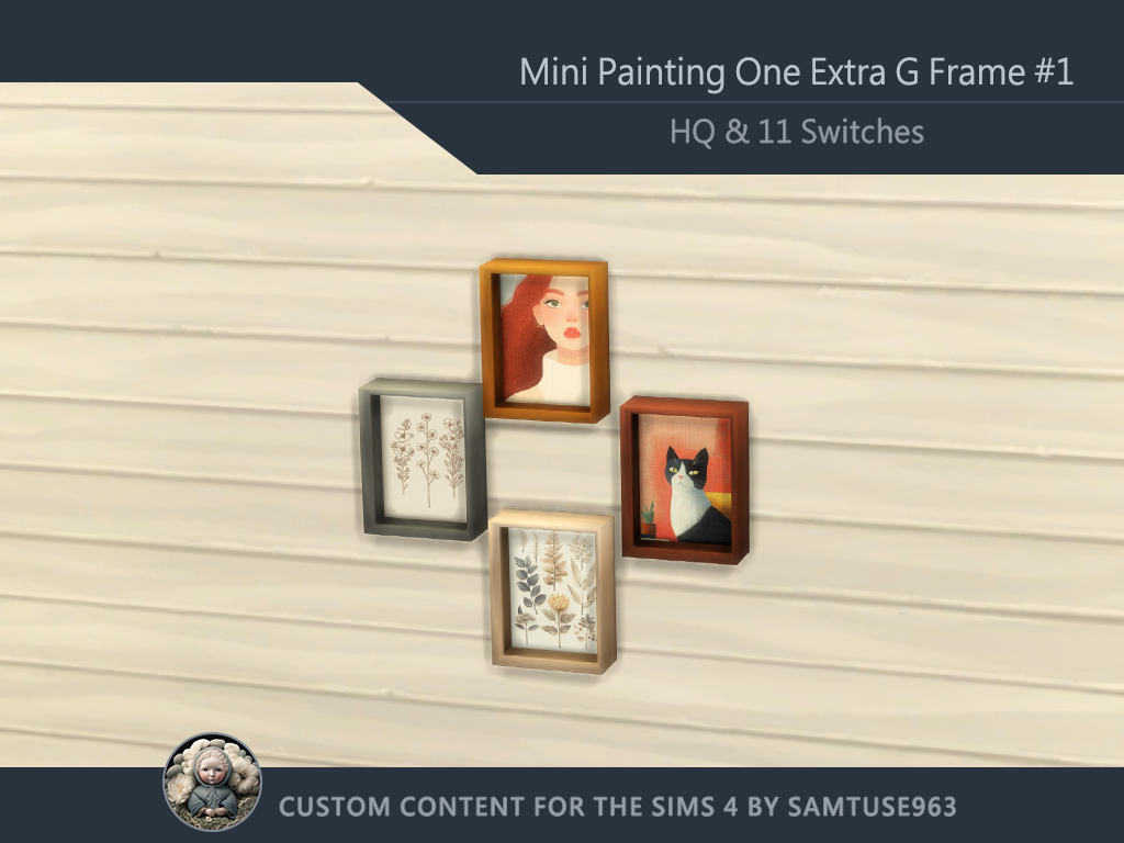 HQ Mini Painting One Extra G Frame #1 Samtuse963