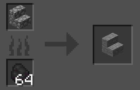 Thumbnail You can also directly smelt stairs and slabs into their smooth variants