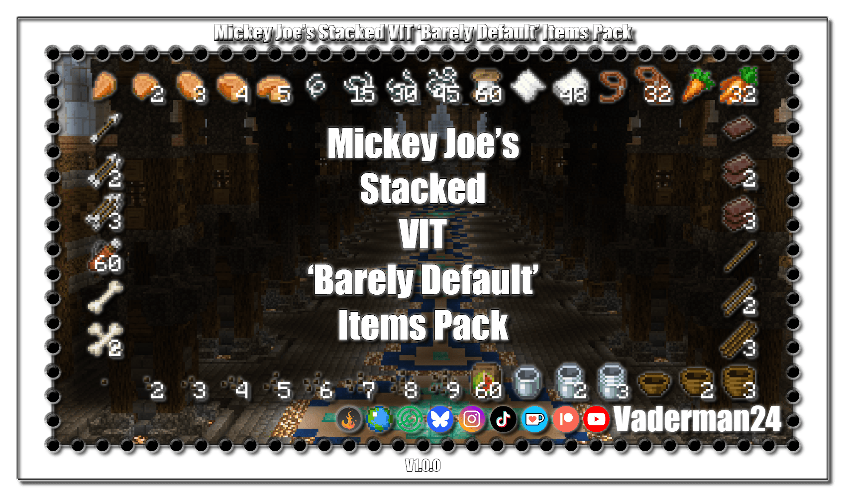 Mickey Joe's Stacked VIT 'Barely Default' Items Pack — Default