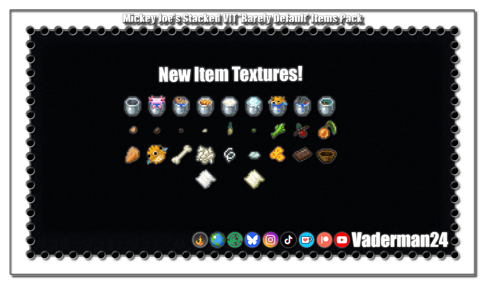 Mickey Joe's Stacked VIT 'Barely Default' Items Pack — Default
