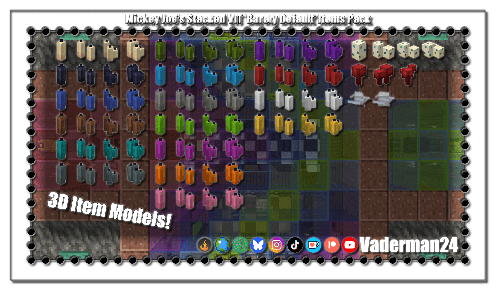 Mickey Joe's Stacked VIT 'Barely Default' Items Pack — Default