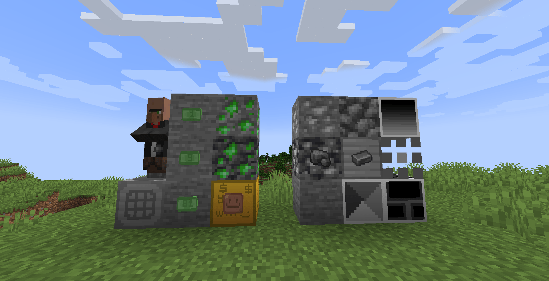Thumbnail All of the blocks and items obtained in the overworld.