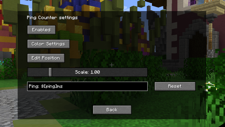 Settings Menu