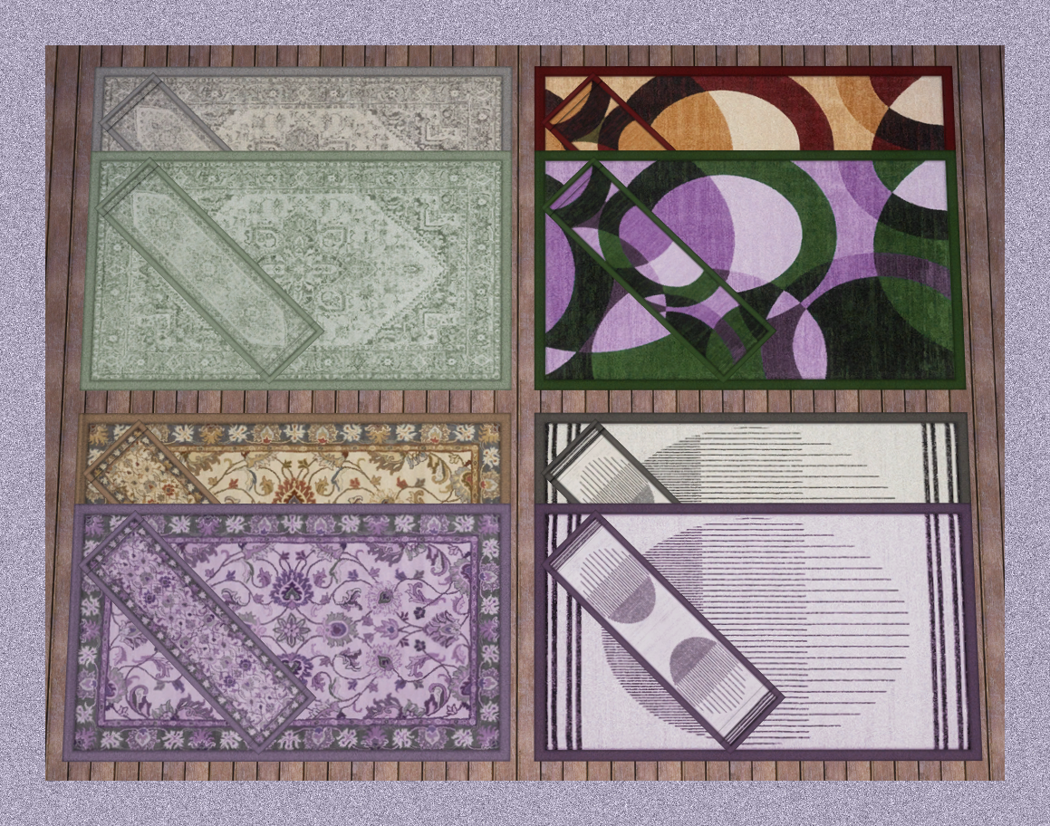 Victoria Day Rug 'n' Runner Set - Gallery - The Sims 4 Build / Buy ...