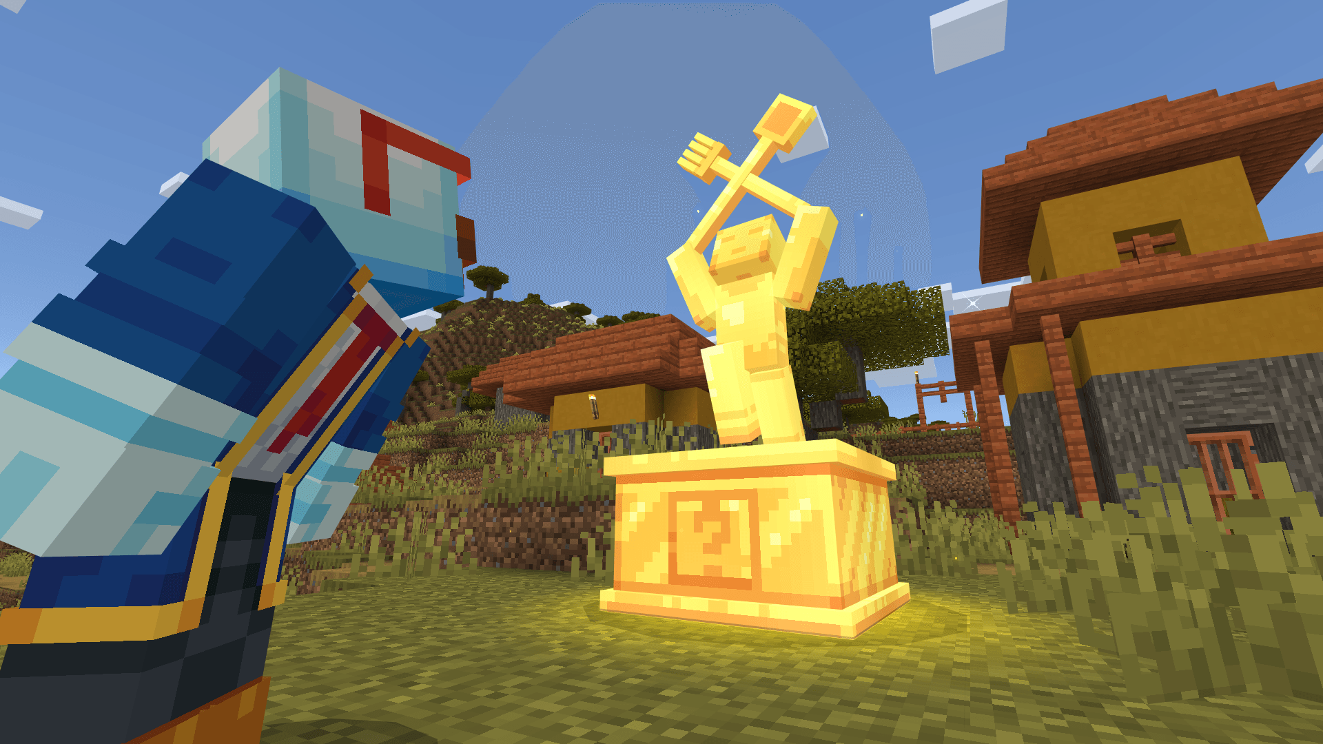 Thumbnail Once all 75 events are completed, you are rewarded with not a digital trophy, but something you can physically decorate your world with!
