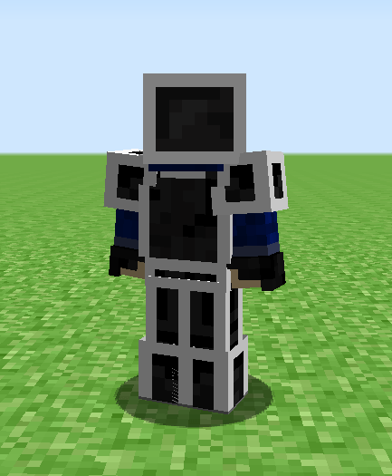 Thumbnail The Withered Armor set from the back.