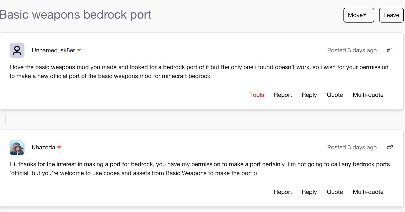Basic weapons - Gallery - Minecraft Bedrock Addons - CurseForge
