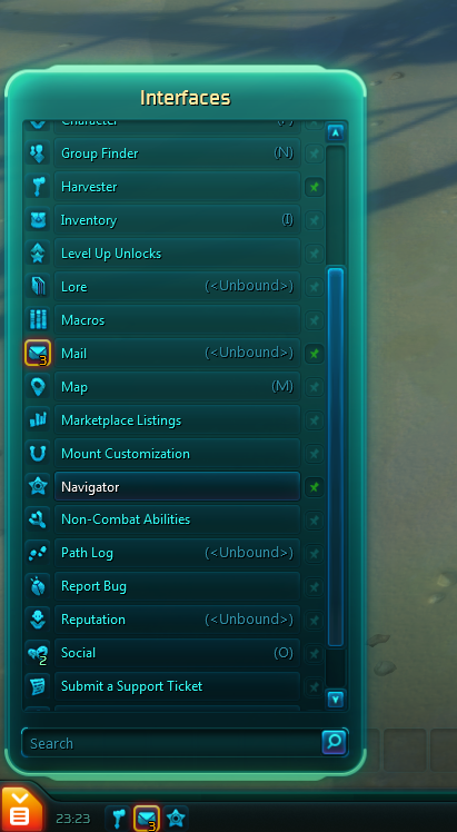 Interface Menu