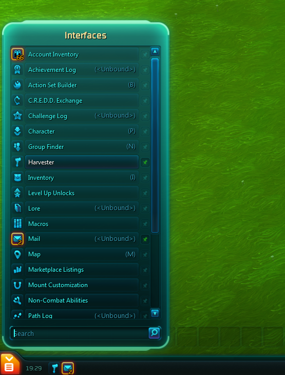 Interface Menu