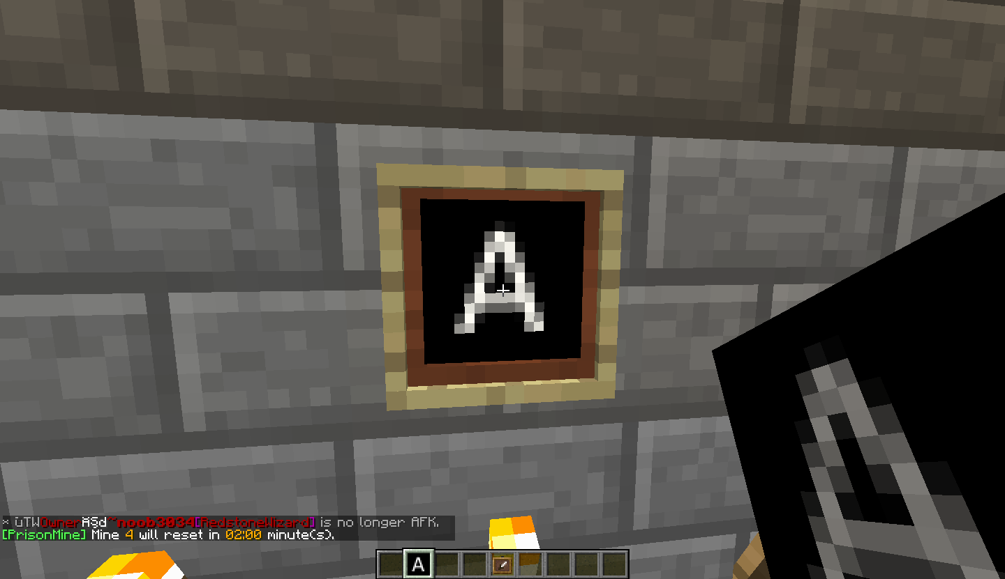 The letter A