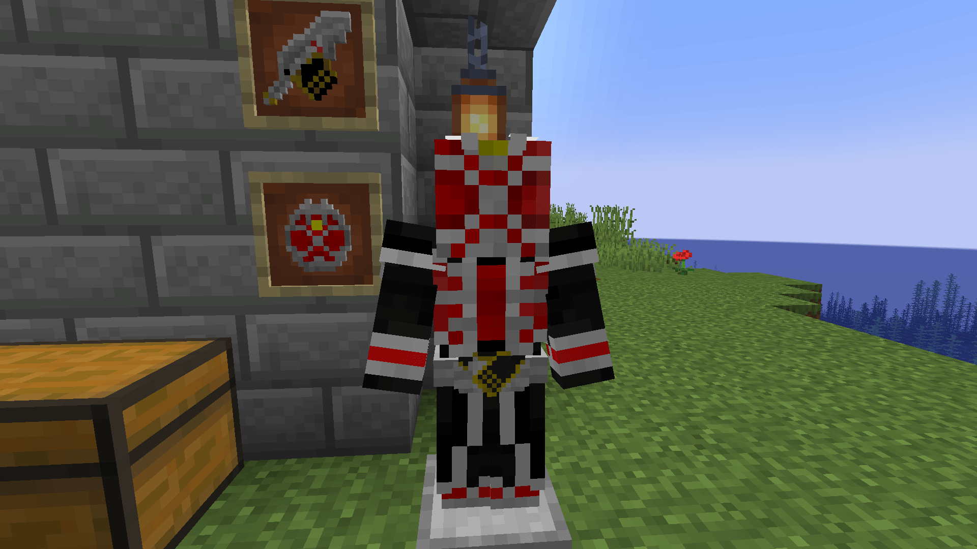 Thumbnail Kamen Rider Wizard base form, Flame. 1.21.1 NF version. "Flame...Please!"