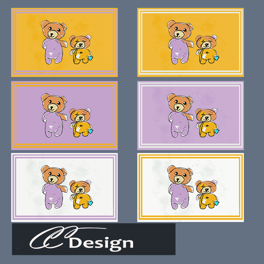 Thumbnail 7 brand-new bear-patterned items for children's rooms. - Compatible with the base game