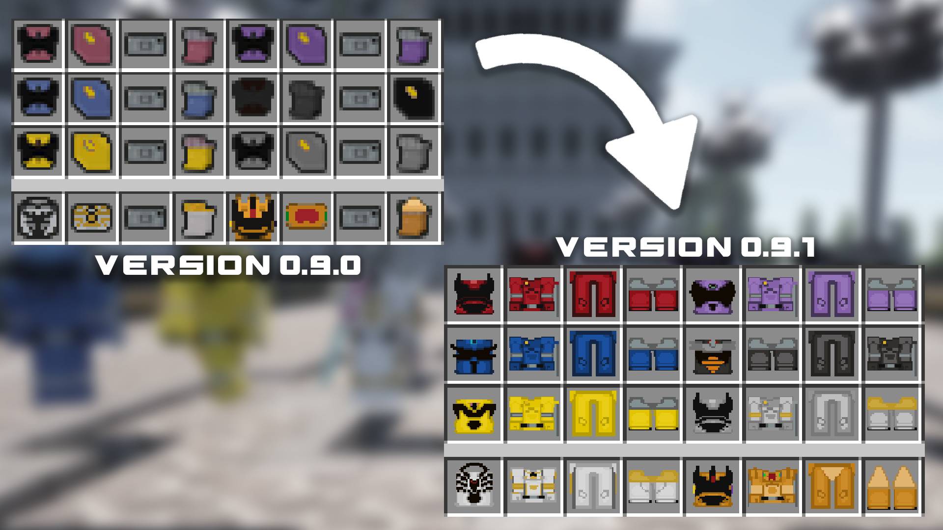 Thumbnail Version 0.9.1 overhauls the sprites for every piece of armor