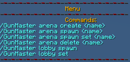 <p>Menu! </p>
