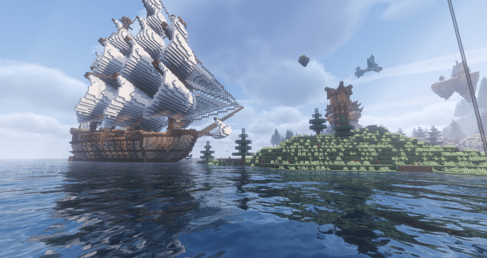 Thumbnail Different view of Ship with shaders