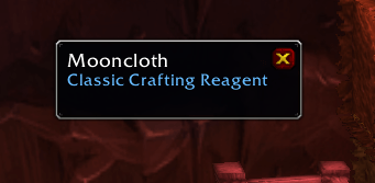 Thumbnail ItemInfoFrame with Expansion Crafting Reagent-Tag.