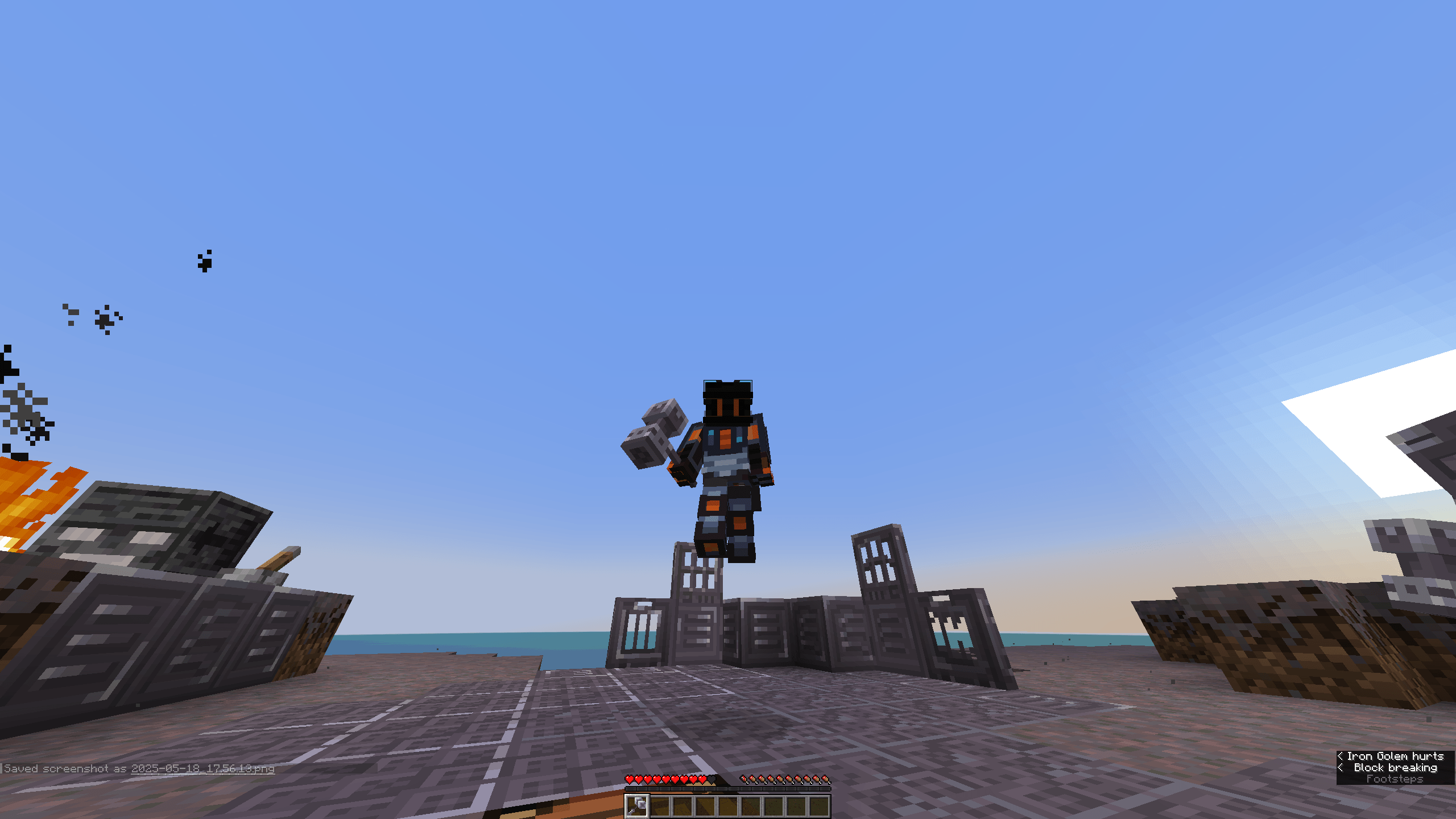 Thumbnail Jump and attack the ground with the Steel Hammer & a full attack bar to launch yourself up into the air!