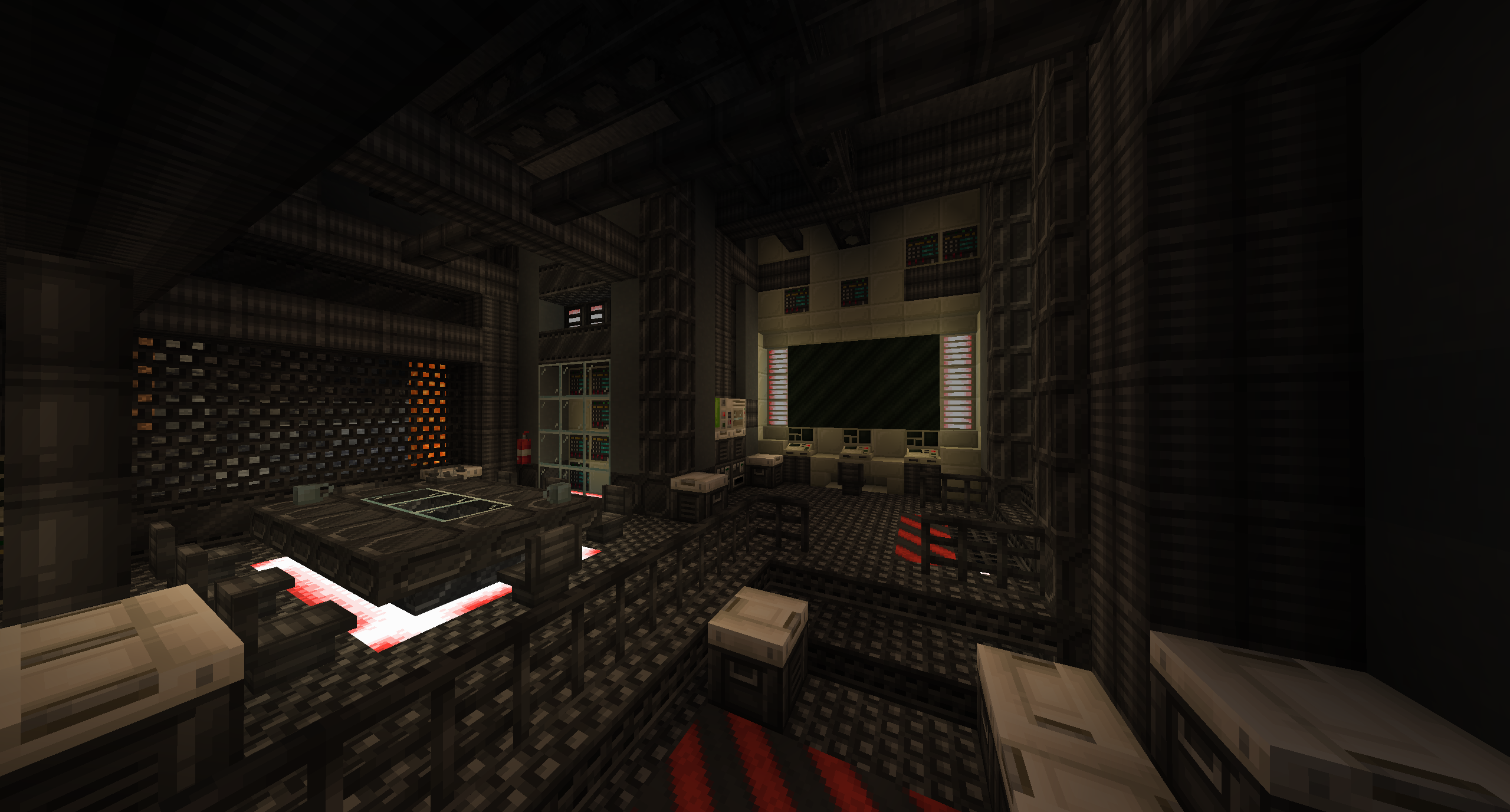 Thumbnail A sterile, dark, modern lair.