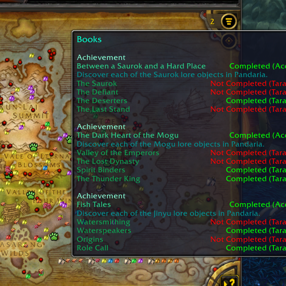 HandyNotes - Exploration Achievements - Pandaria - Gallery - World of ...