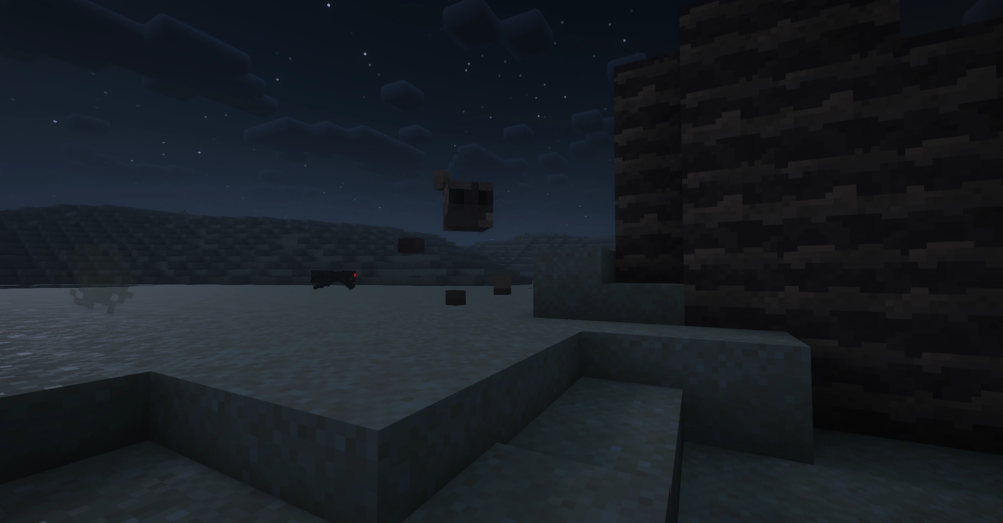 These hostile mobs will spawn near natural weathered sandstone