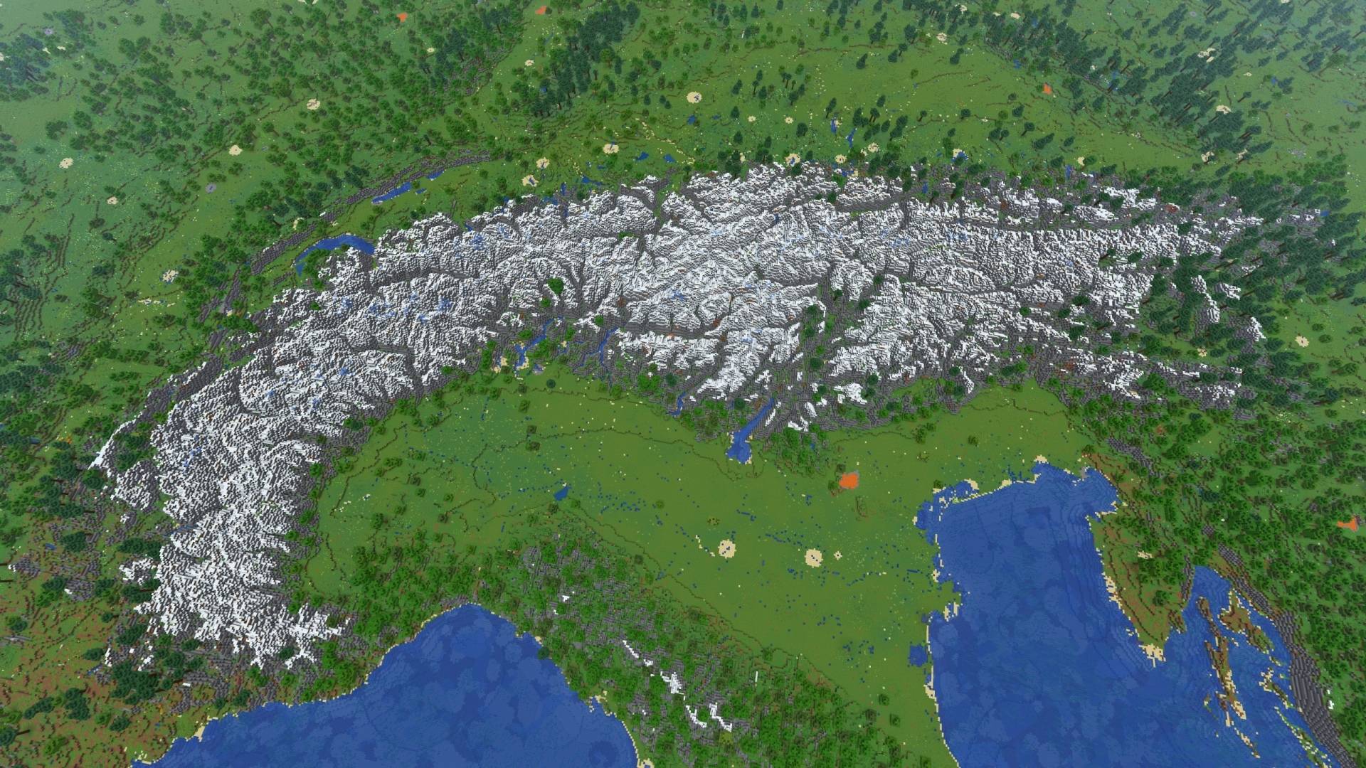 Europe - Survival World - Gallery - Minecraft Worlds - CurseForge