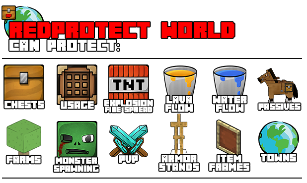 RedProtect World can protect