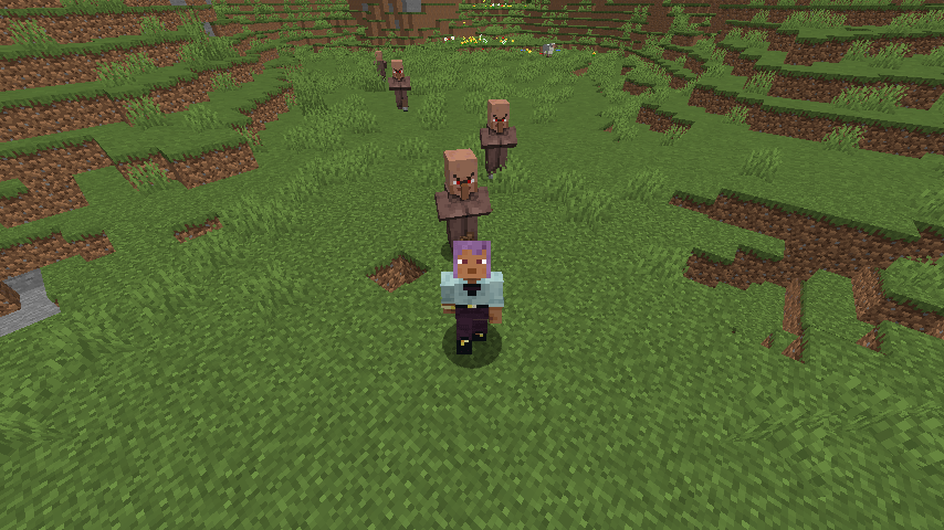 Thumbnail Villagers attack you when hit