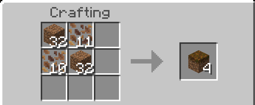 Podzol Recipe