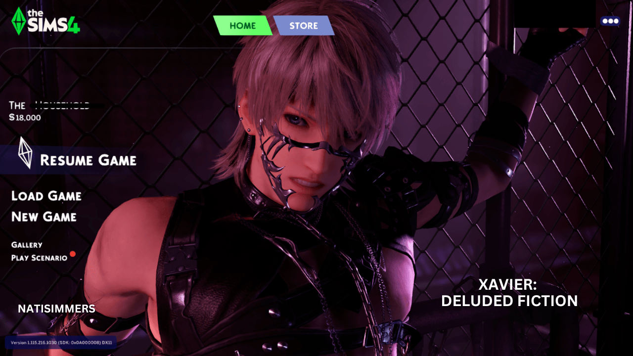 LADS: Xavier ( 沈星回 ) Deluded Fiction Main Menu Override