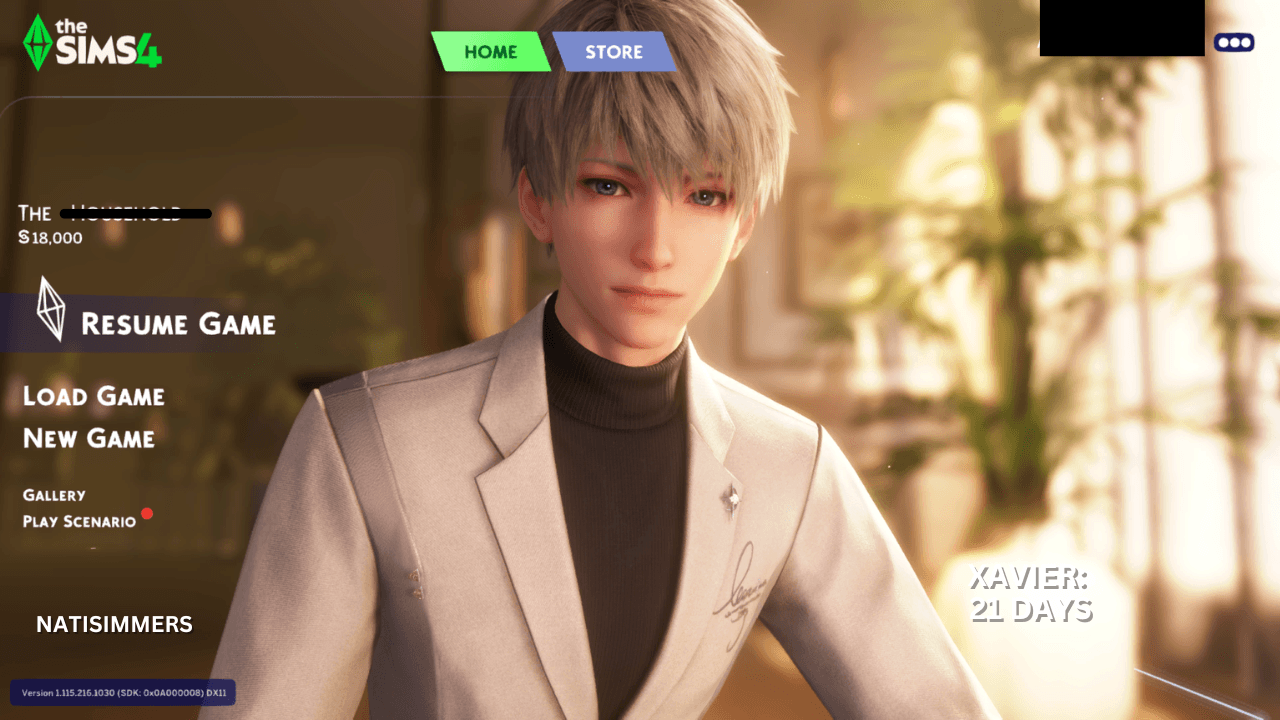 LADS: Xavier ( 沈星回 ) 21 Days Main Menu Override