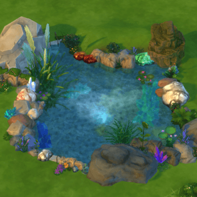 Gorgeous Swimmable Pond 1 - Gallery - The Sims 4 Rooms / Lots - CurseForge