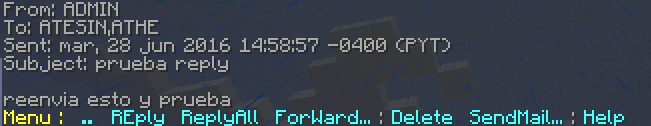 message view