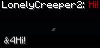 <p>Shows how to use chat colors.</p>