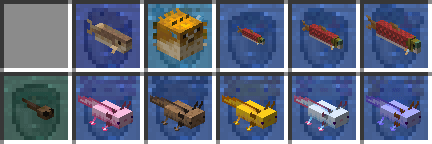 Thumbnail Pressing Shift-Key will show 3D render of that fish entity