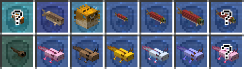 Thumbnail Sealed fish bucket that spawns random variants will display question mark when shift key is used
