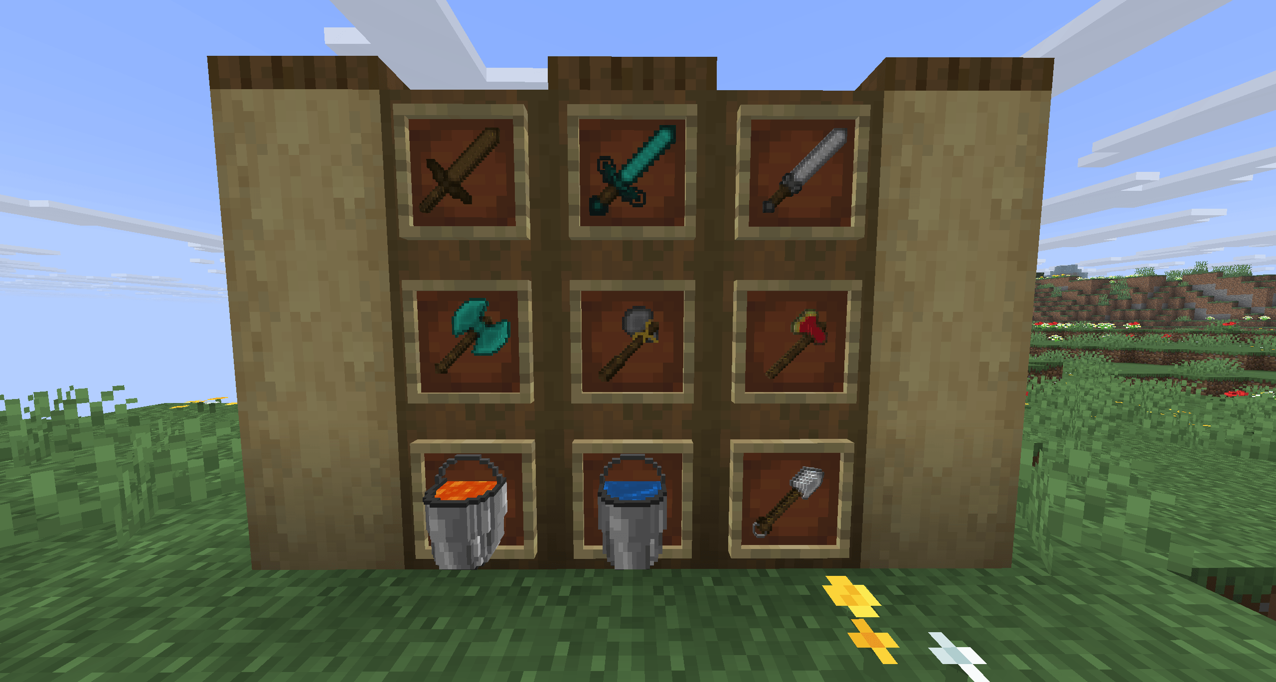 Thumbnail Showcase of some of the items featured in this pack (pre release v1.0)