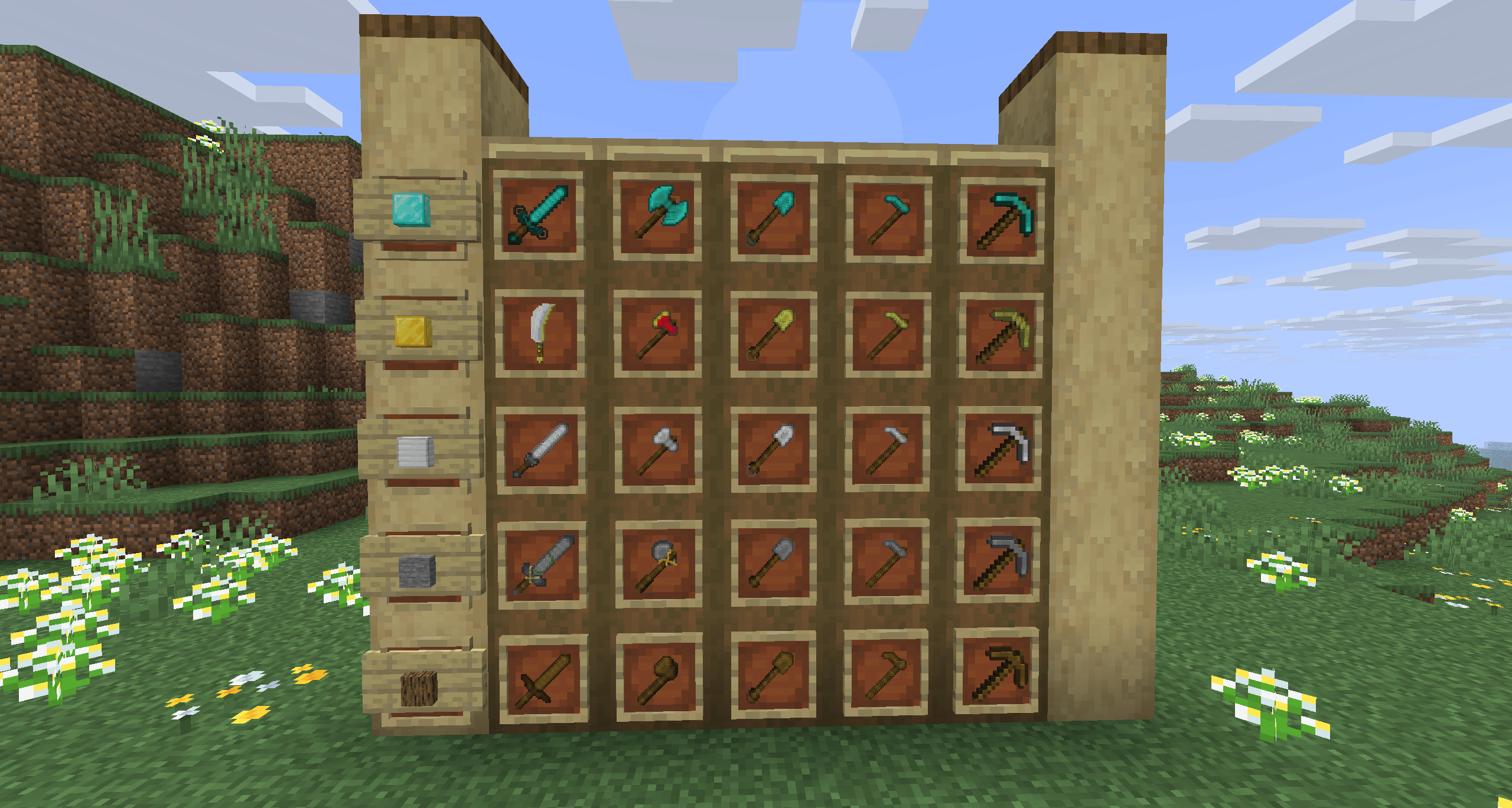 Thumbnail featuring most tools in this pack (pre release v1.0)