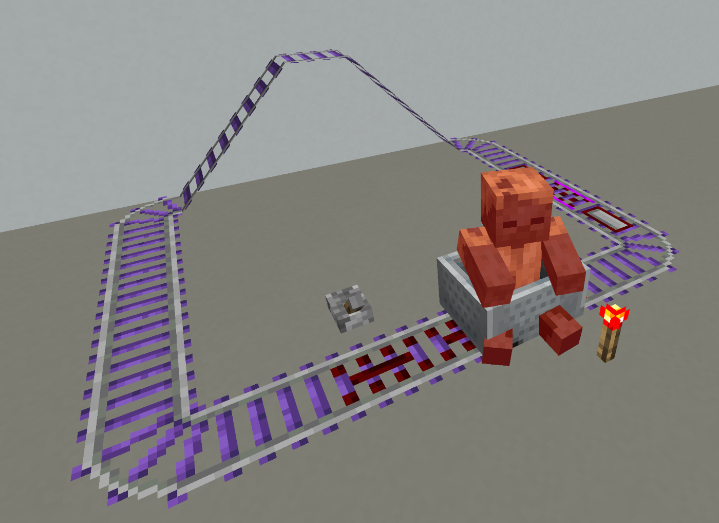 Thumbnail Purple rails can float, but their variants can't. But they all have their unique uses in 0.0.3+!
