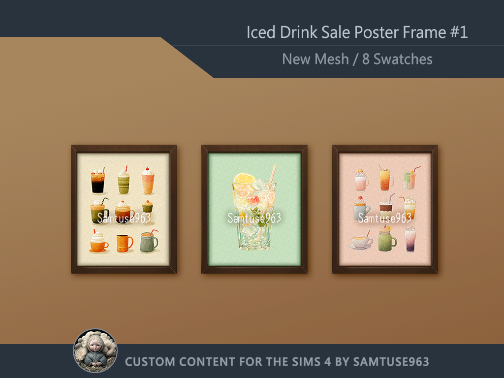 Iced Drink Sale Poster Frame #1 Samtuse963