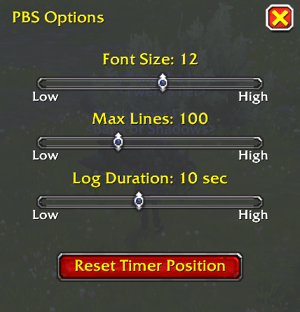 Thumbnail Set your preferences to show the combat logs, you can make changes during a pet battle, as well as when you're not in a pet battle, the changes will be auto saved.