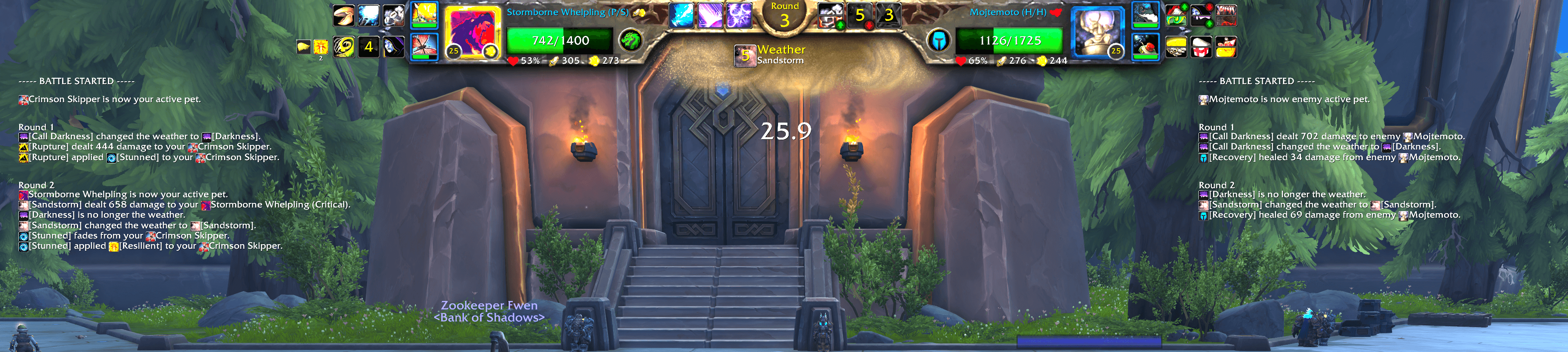 Thumbnail In a PvP battle you will see the timer (in the middle of the screen), this you can drag around on the screen if you want.