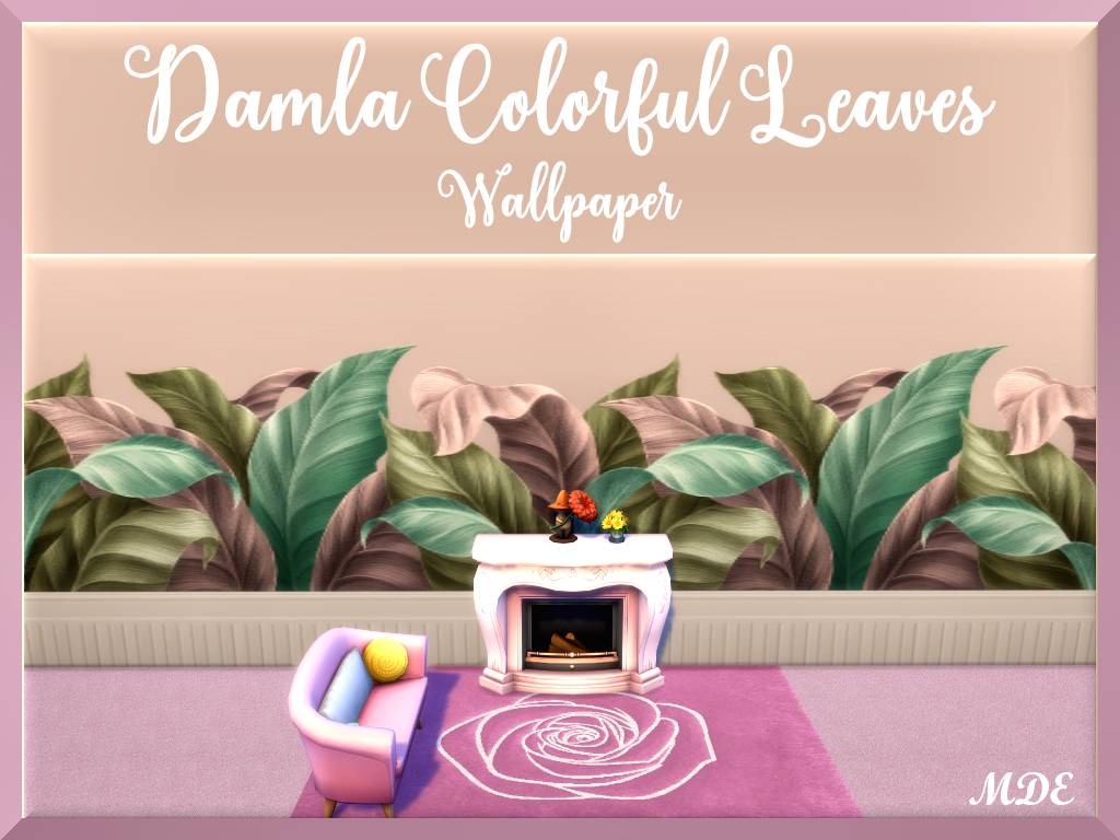 Thumbnail Damla Colorful Leaves Wallpaper
