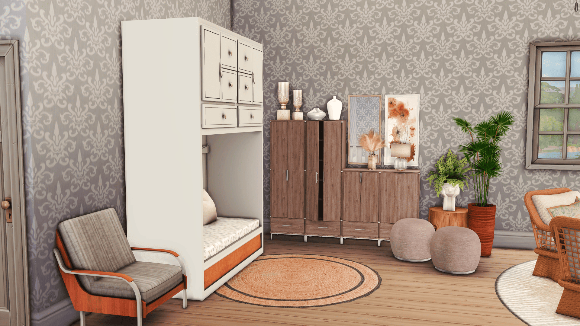 Cozy Tropical Farmhouse Loft Gallery The Sims 4 Rooms / Lots