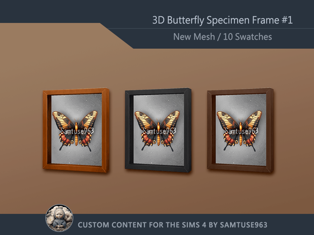 Butterfly Frame #1 Samtuse963