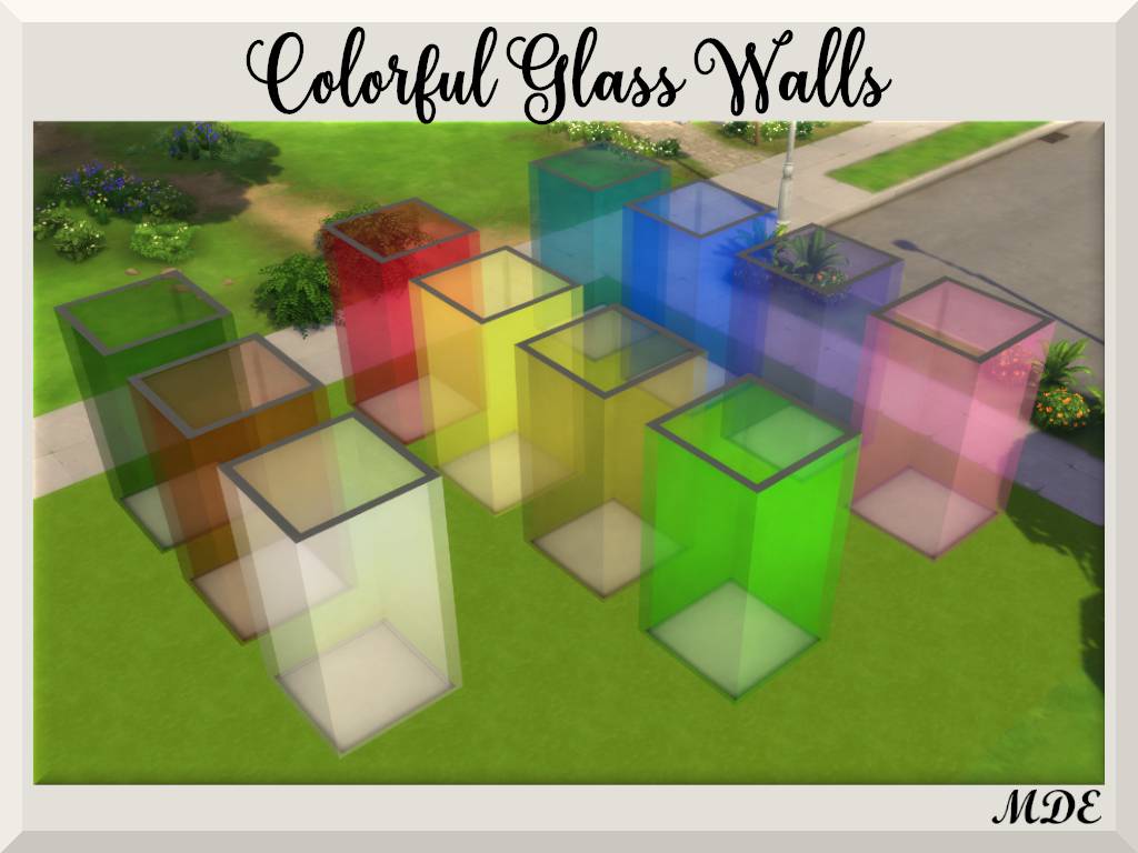 Sims 4 Glass Walls
