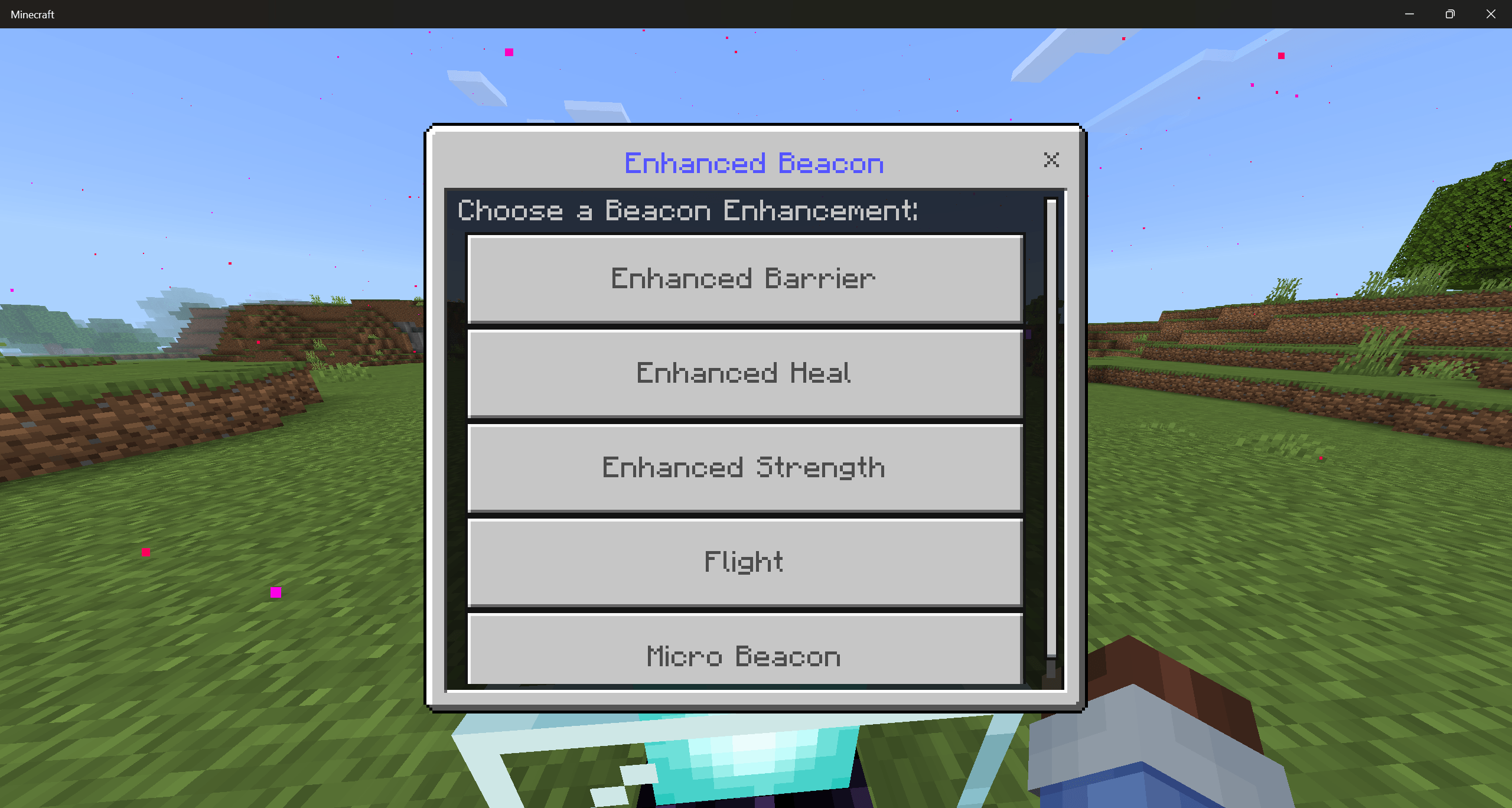 Thumbnail Enhanced Beacon Menu